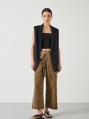 Hush Green Annie Ankle Grazer 100% Cotton Trousers - Image 1 of 5