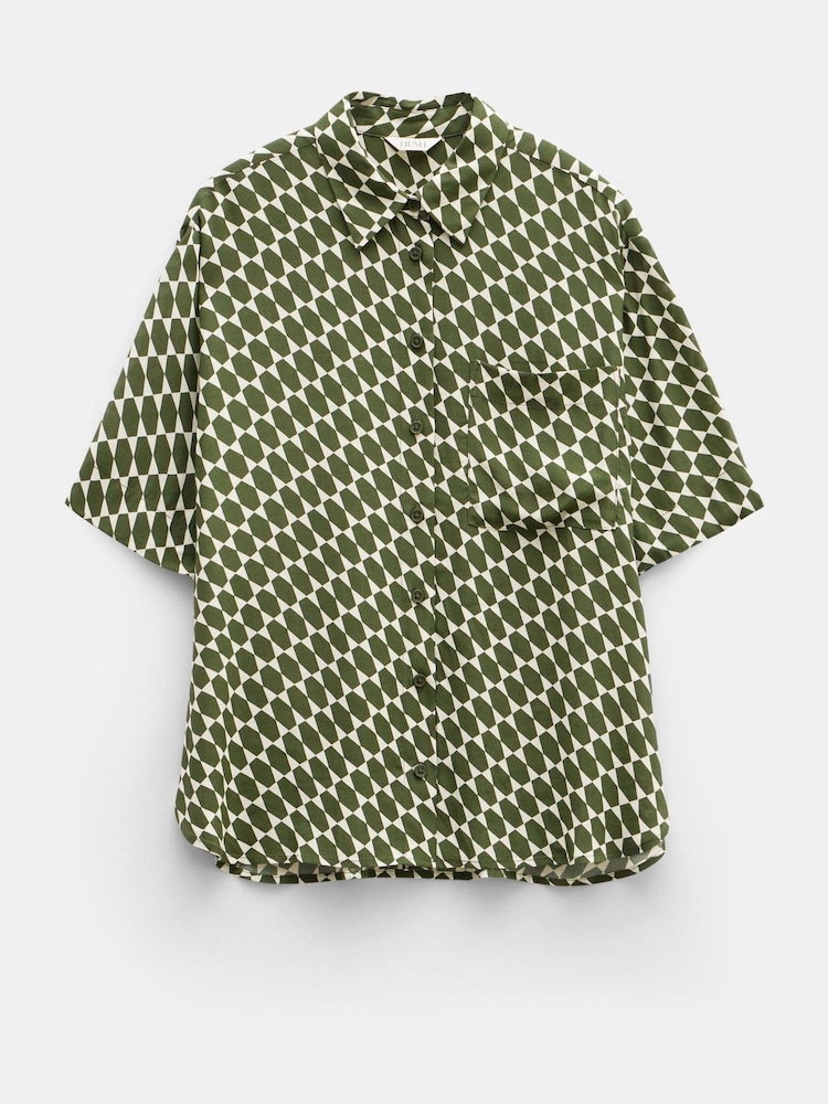 Hush Green Shia Sleeve Shirt - Image 5 of 5