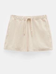 Hush White 100% Cotton Taylah Towelling Shorts - Image 5 of 5