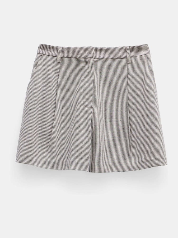 Hush Grey Shona Striped Shorts - Image 5 of 5