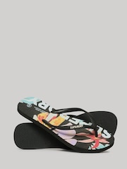 Superdry Orange Logo Vegan Flip Flops - Image 1 of 4