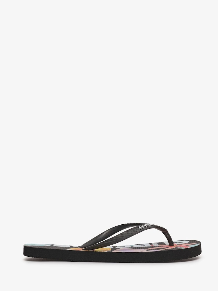 Superdry Orange Logo Vegan Flip Flops - Image 2 of 4