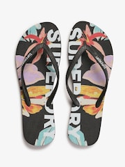 Superdry Orange Logo Vegan Flip Flops - Image 4 of 4