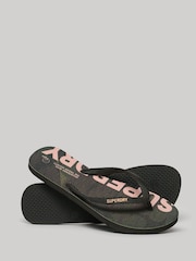 Superdry Logo Vegan Flip Flops - Imagen 1 de 4