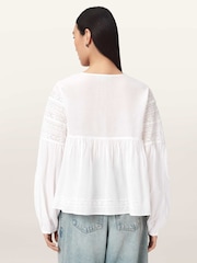 AllSaints White Neneh Top - Image 4 of 6