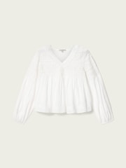 AllSaints White Neneh Top - Image 6 of 6