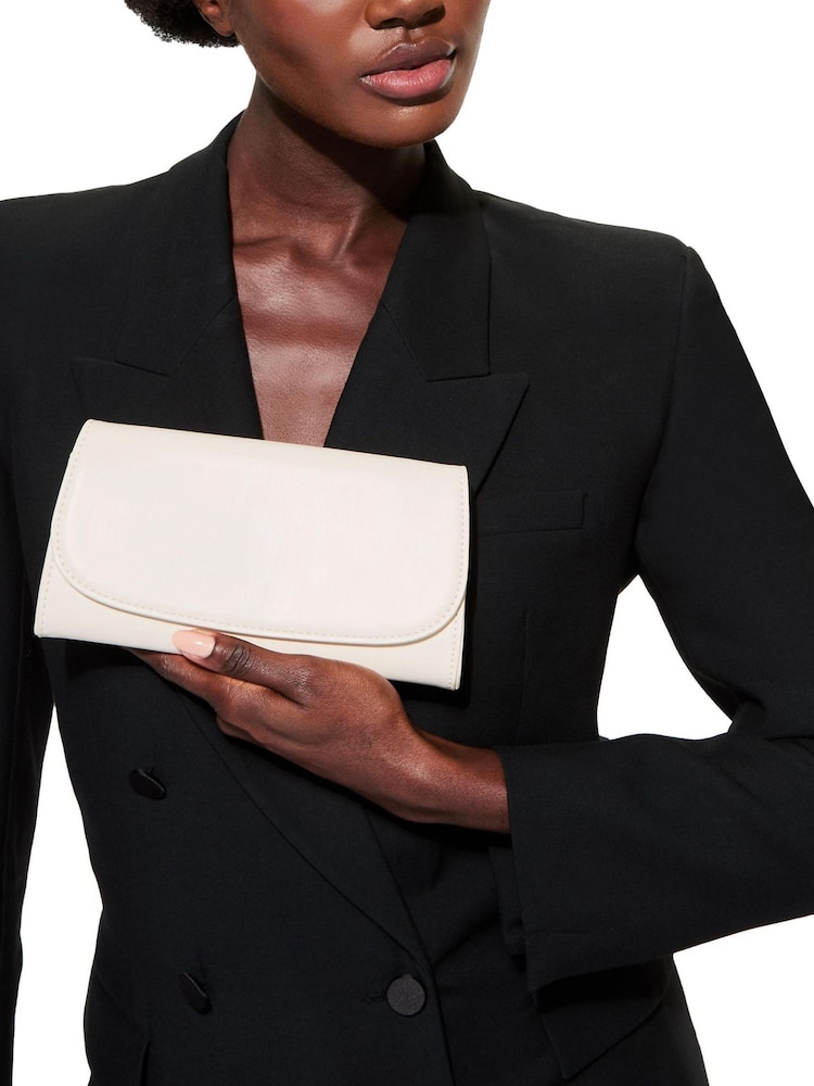 Кремовый - KG Kurt Geiger Blake Clutch Bag - Изображение 1 из 5
