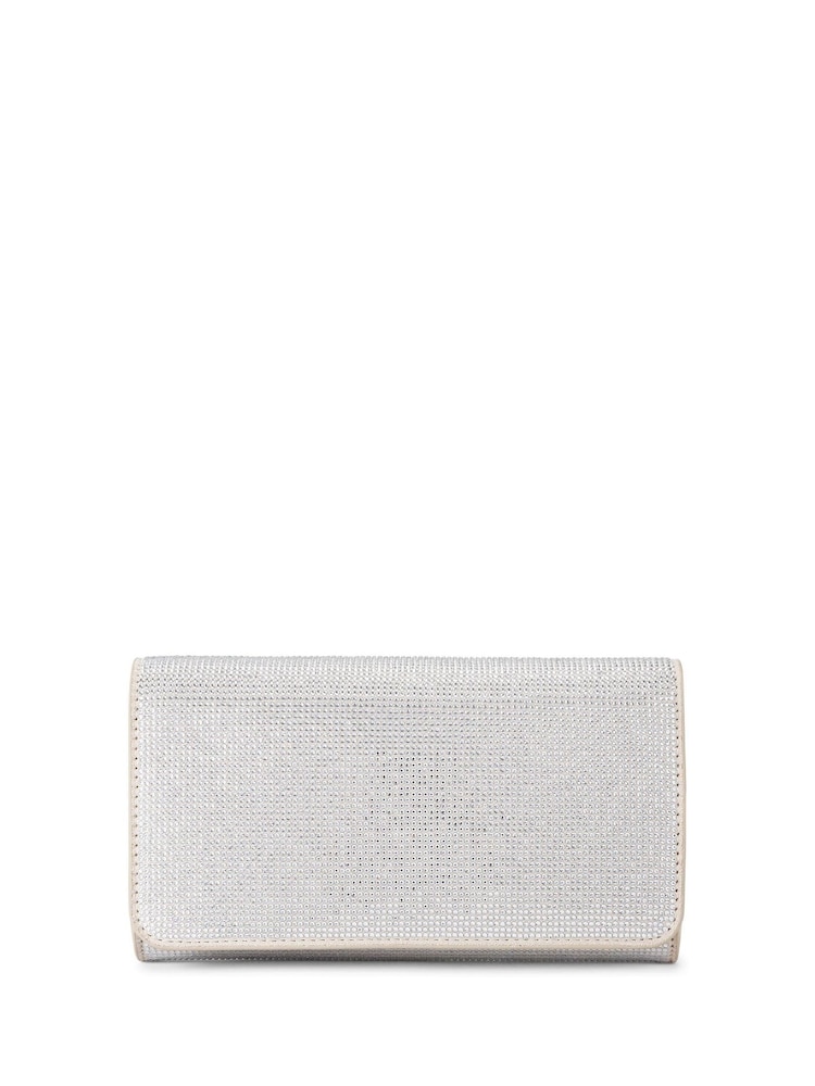 KG Kurt Geiger Silver Beau Bag - Image 1 of 4