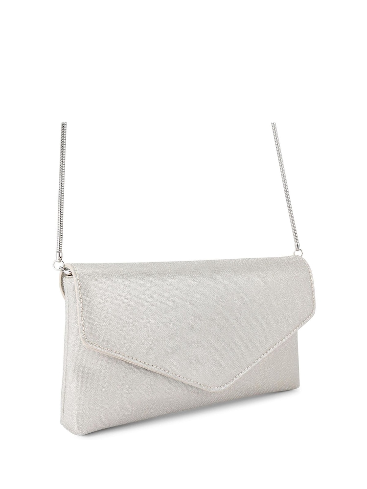 KG Kurt Geiger Silver Bella Bag - Image 2 of 4