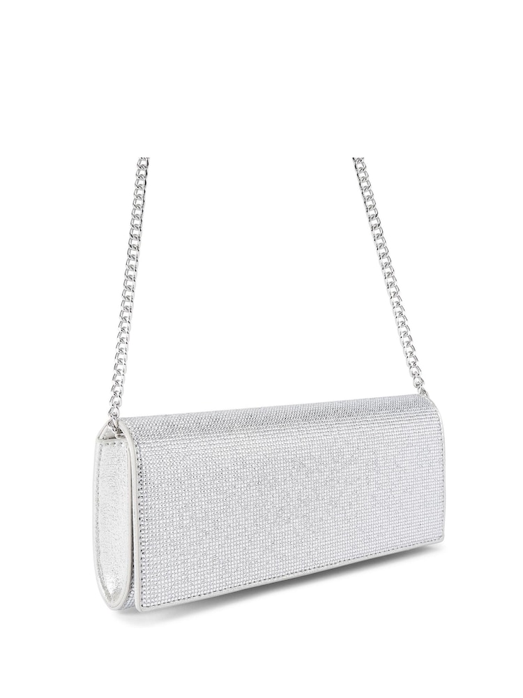 KG Silver Kurt Geiger Silver Baily Bag - Image 3 of 4