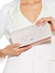 KG Kurt Geiger Pink Fleur Clutch Bag - Image 5 of 5