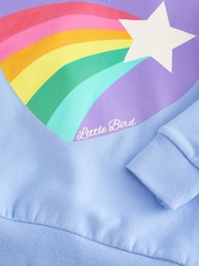 Little Bird by Jools Oliver Purple Hoodie - Image 3 of 7