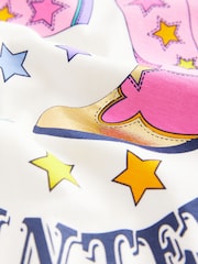 Little Bird by Jools Oliver Pink 100% Cotton Long Sleeve Colourful T-Shirt - Image 7 of 7