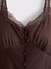 Maro - Abercrombie & Fitch Button Through Midi Slip Dress - Imaginea 9 din 9