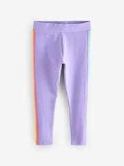Little Bird by Jools Oliver Pink/Lilac Leggings Set 2 Pack - Image 2 of 5