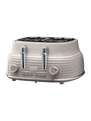 Daewoo Mink Brown Sienna 4 Slice Toaster - Image 3 of 4
