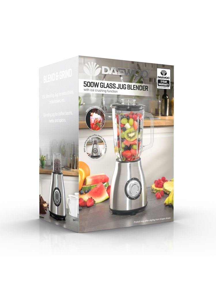 Daewoo Stainless Steel Smoothie and Shake Jug Blender - Image 5 of 5