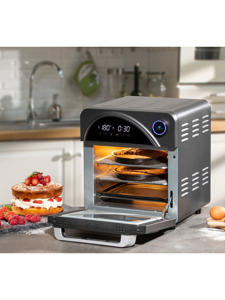 Daewoo Black XL Rotisserie 14.5L Air Fryer Digital Oven - Image 2 of 5