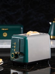 Daewoo Green Emerald Collection 2 Slice Toaster - Image 1 of 4