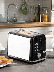 Daewoo Black Kensington 2 Slice Toaster - Image 1 of 4