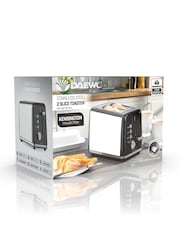 Daewoo Black Kensington 2 Slice Toaster - Image 4 of 4