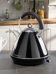 Daewoo Black Kensington Pyramid 1.7L Stainless Steel Kettle - Image 1 of 4