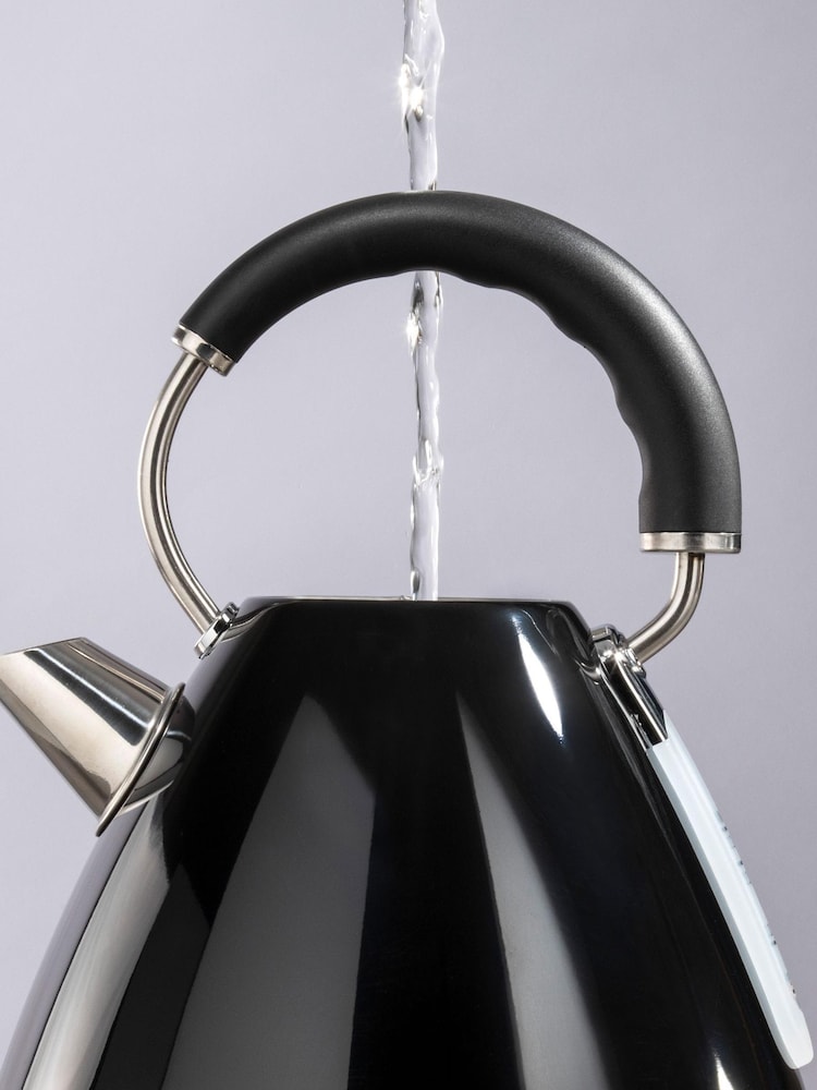 Daewoo Black Kensington Pyramid 1.7L Stainless Steel Kettle - Image 2 of 4