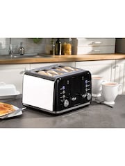 Daewoo Black Kensington 4 Slice Toaster - Image 1 of 4