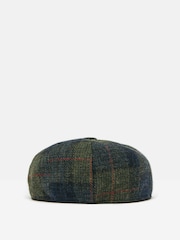 Joules Harrogate Green/Blue Baker Boy Hat - Image 6 of 8