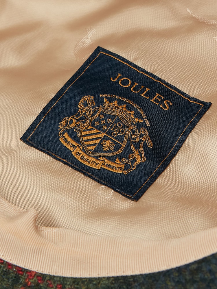 Joules Harrogate Green/Blue Baker Boy Hat - Image 8 of 8