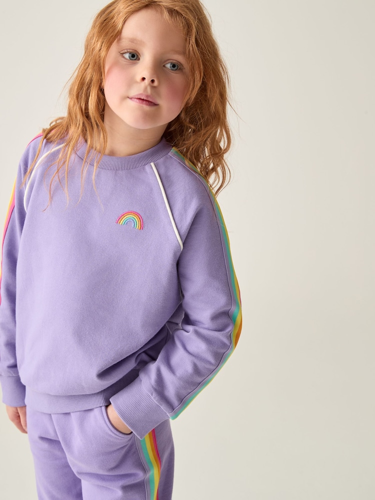 Roxo lilás - Conjunto de moletom e joggers Little Bird by Jools Oliver - Imagem 2 de 9