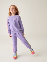 Roxo lilás - Conjunto de moletom e joggers Little Bird by Jools Oliver - Imagem 4 de 9