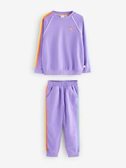 Roxo lilás - Conjunto de moletom e joggers Little Bird by Jools Oliver - Imagem 5 de 9