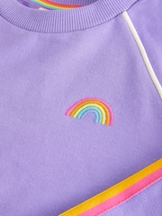 Roxo lilás - Conjunto de moletom e joggers Little Bird by Jools Oliver - Imagem 7 de 9