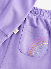 Roxo lilás - Conjunto de moletom e joggers Little Bird by Jools Oliver - Imagem 8 de 9