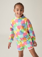 Little Bird by Jools Oliver Multi Rainbow 100% Cotton Hoodie - Image 1 of 7