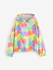 Little Bird by Jools Oliver Multi Rainbow 100% Cotton Hoodie - Image 4 of 7