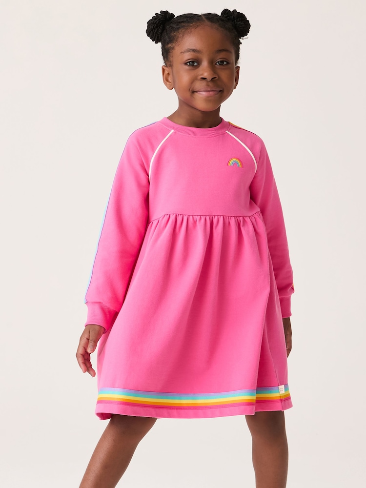 Roze - Little Bird by Jools Oliver sweatjurk van 100% katoen - Image 5 of 8