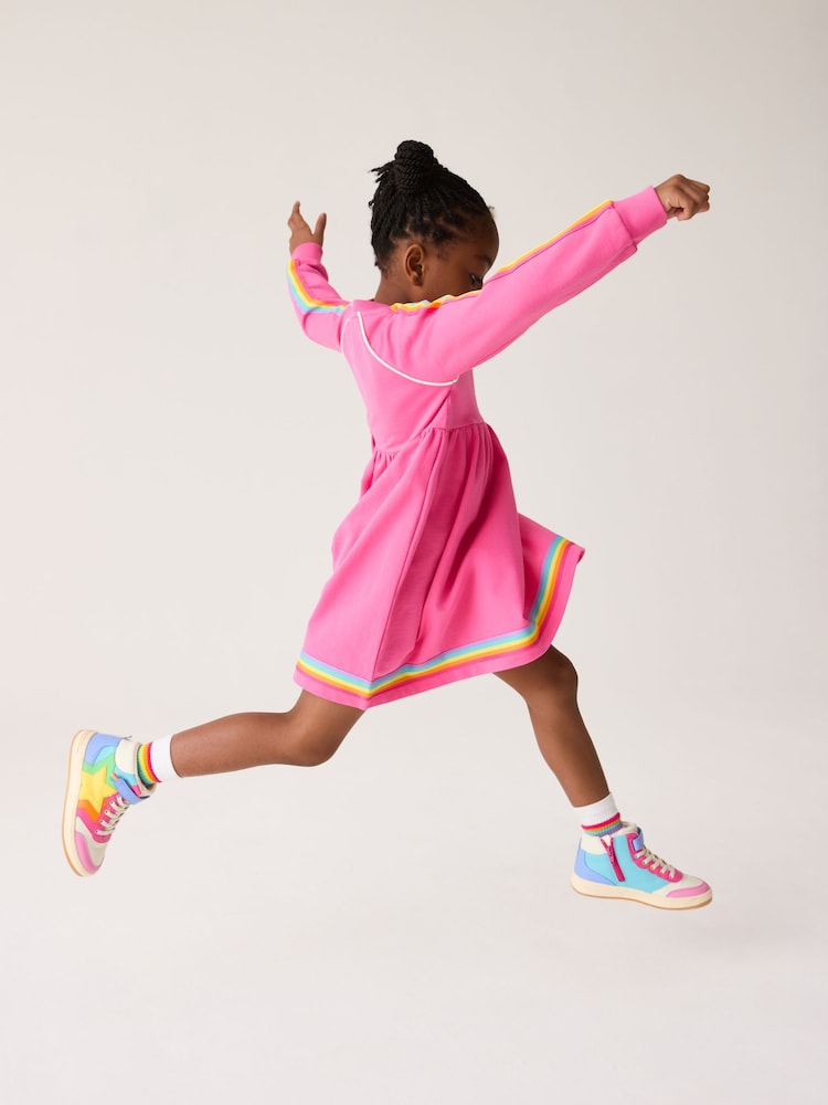 Roze - Little Bird by Jools Oliver sweatjurk van 100% katoen - Image 7 of 8