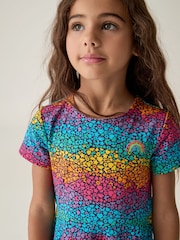 Little Bird by Jools Oliver Multi Multi Short Sleeve Skater Dress - Image 3 of 7