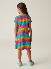 Little Bird by Jools Oliver Multi Multi Short Sleeve Skater Dress - Image 4 of 7