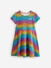 Little Bird by Jools Oliver Multi Multi Short Sleeve Skater Dress - Image 5 of 7