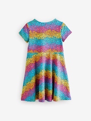 Little Bird by Jools Oliver Multi Multi Short Sleeve Skater Dress - Image 6 of 7
