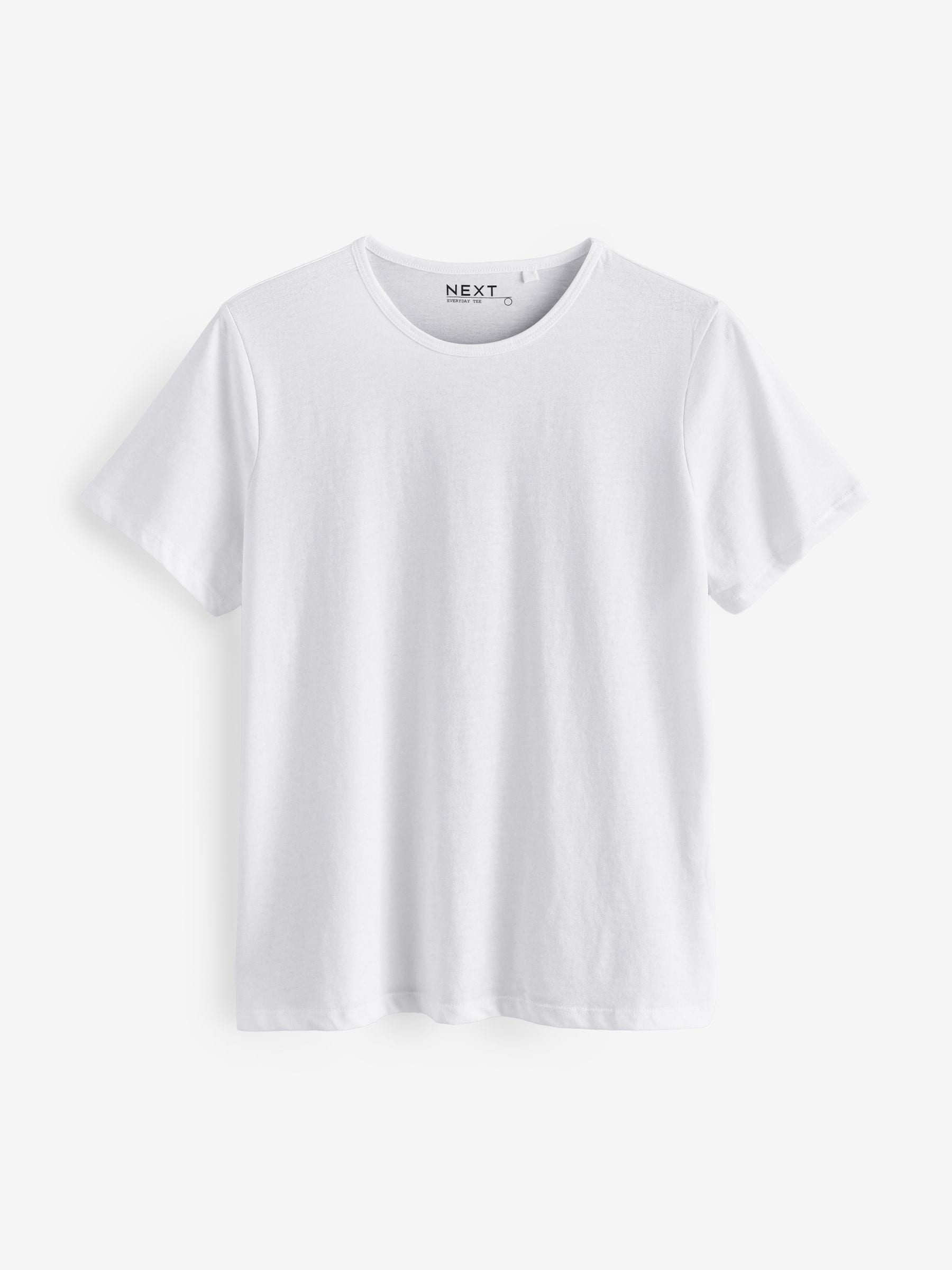 Buy Core 3 Pack Crew Neck Cotton Rich Short Sleeve T-Shirts from