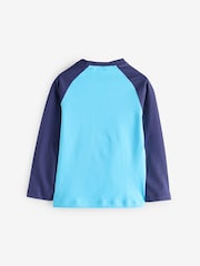 Little Bird by Jools Oliver Blue/White 100% Cotton Long Sleeve Colourful T-Shirt - Image 5 of 7