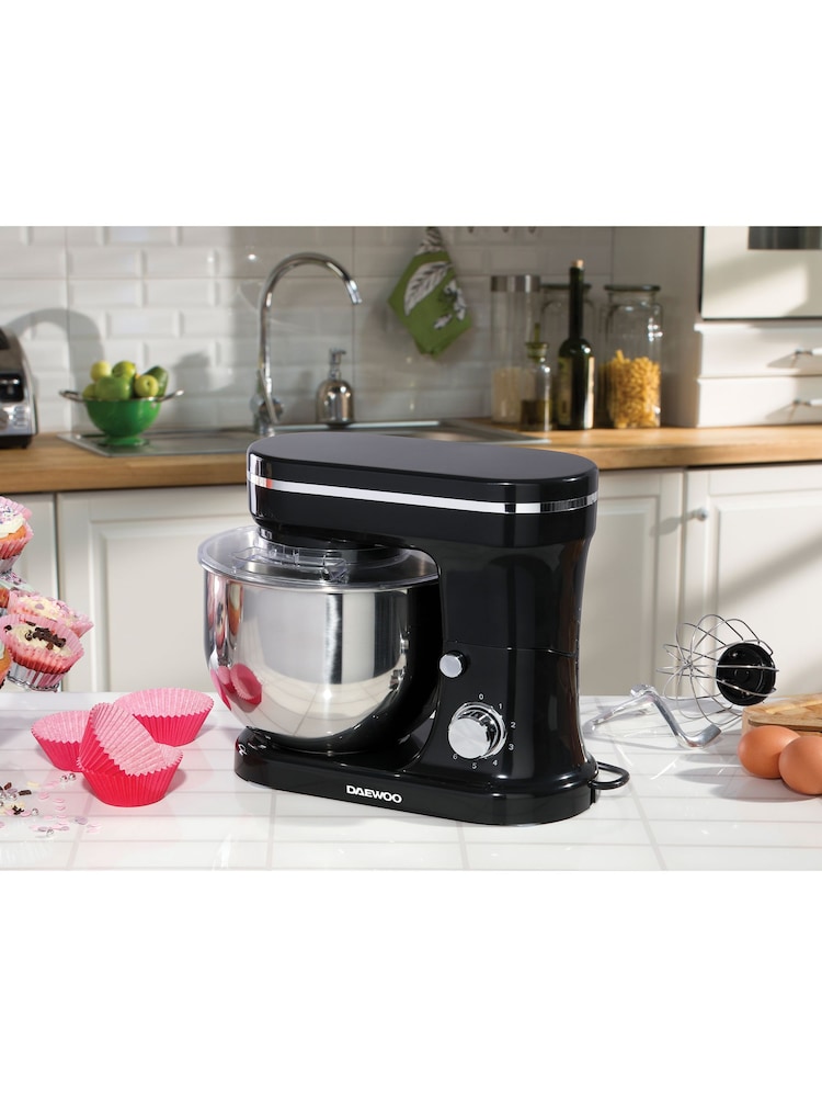 Daewoo Black 1200W Stand Mixer Set - Image 1 of 1