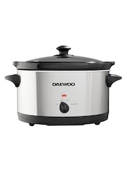 Daewoo Silver 6.5L Slow Cooker - Image 2 of 3