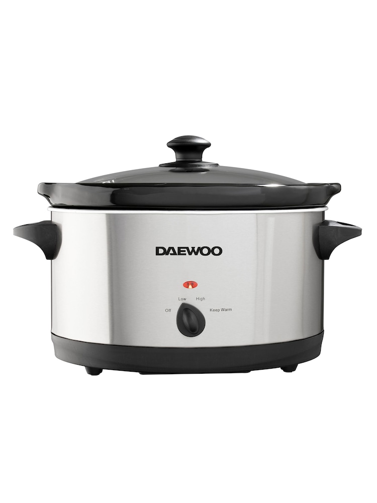 Daewoo Silver 6.5L Slow Cooker - Image 2 of 3