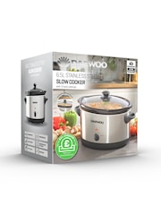 Daewoo Silver 6.5L Slow Cooker - Image 3 of 3