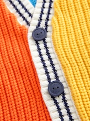 Little Bird by Jools Oliver Rainbow z izrazitim barvnim vzorcem 100% Cotton pletena jopa - Slika 2 iz 7